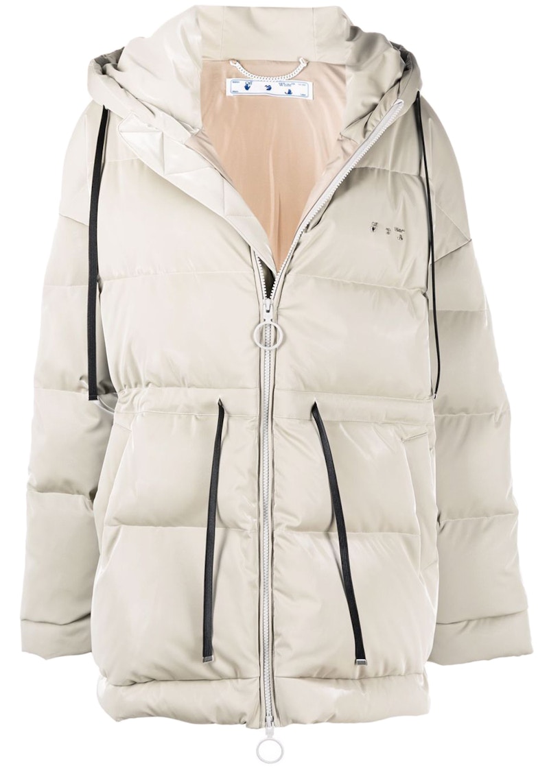 off white womens puffer jacket