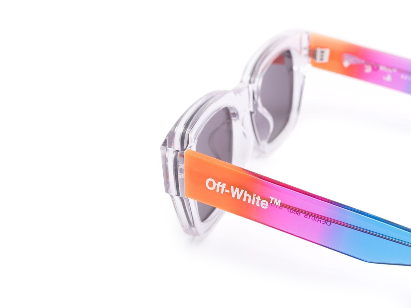OFF-WHITE Zurich Rainbow Frame Sunglasses Clear/Multi