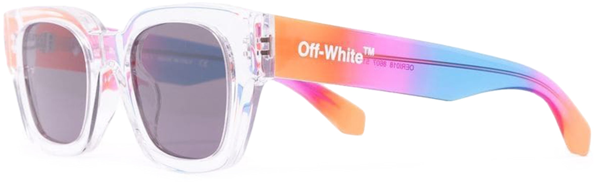OFF-WHITE Zurich Rainbow Frame Sunglasses Clear/Multi  (OERI018S22PLA0018607) Men's - SS22 - US