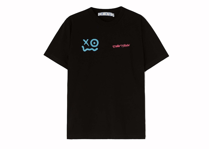 OFF-WHITE x Andre Saraiva Spray Arrow Slim T-Shirt Black Men's - US