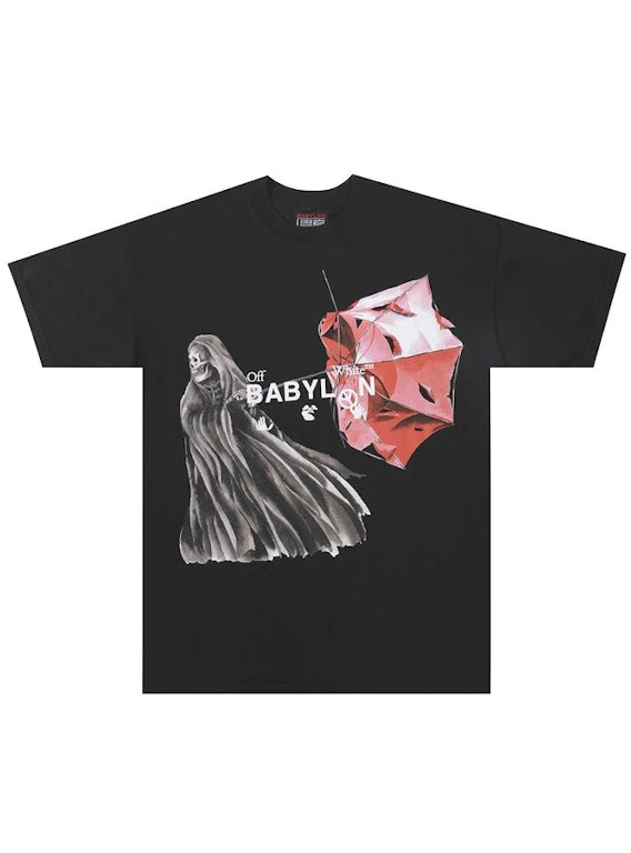 Pre-owned Off-white X Babylon Reaper T-shirt Black