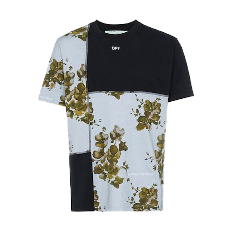 off white floral tee