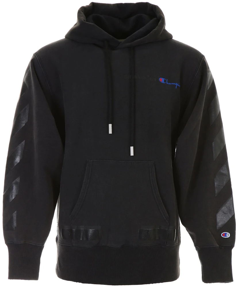 Bloody leven Herinnering OFF-WHITE x Champion Hoodie Black - FW17 Men's - US