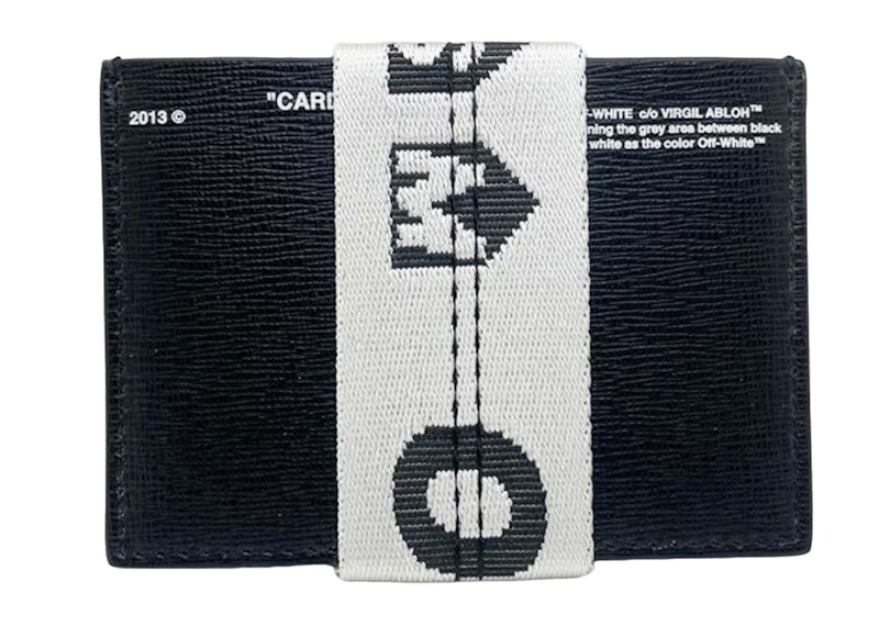 OFF WHITE x Dover Street Market Card Holder Black White in Leather US