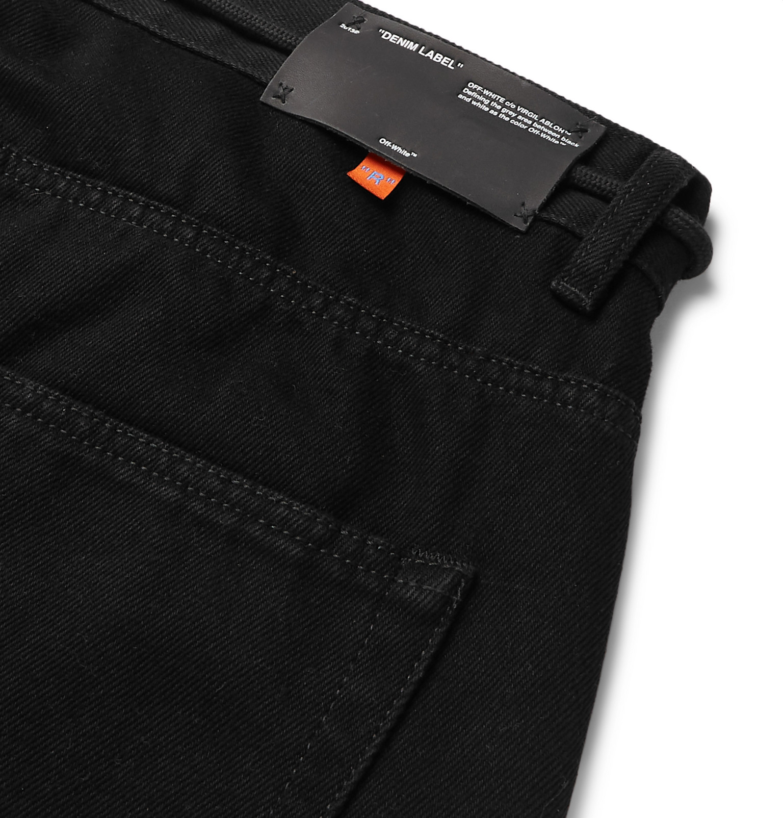 OFF-WHITE x Ev Bravado 5 Pocket Denim Jeans Black メンズ - FW19 - JP