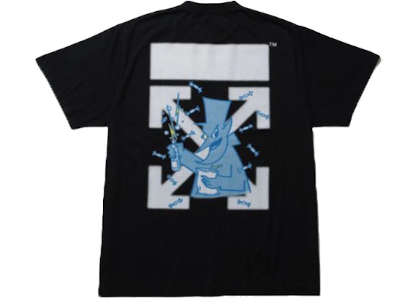 OFF WHITE x Fragment Design Cereal T shirt Black FW19 US