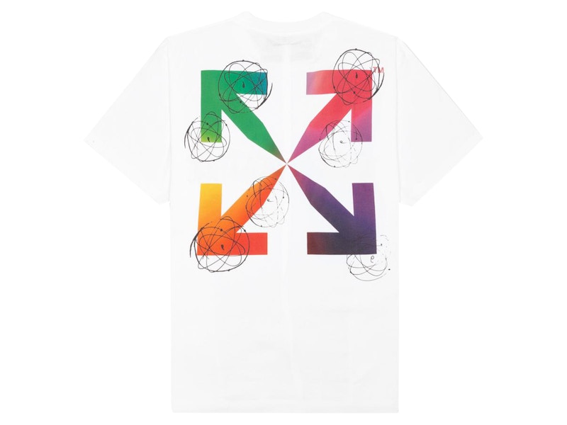 OFF-WHITE x Futura Oversized Fit Atoms T-Shirt White/Multicolor メンズ - SS20  - JP