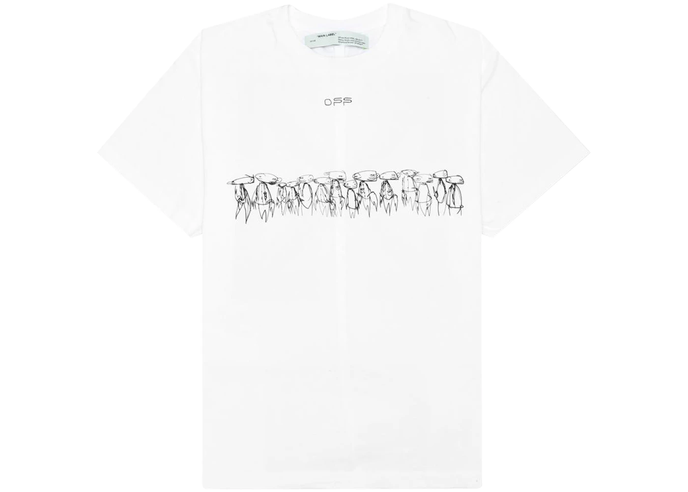 OFF-WHITE x Futura Oversized Fit Atoms T-Shirt White/Multicolor Men's - SS20 - US