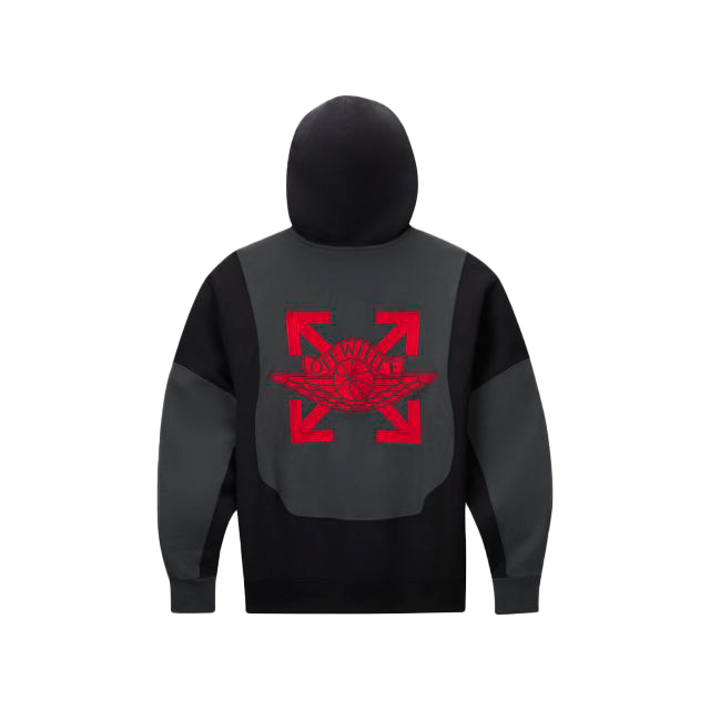 black red jordan hoodie