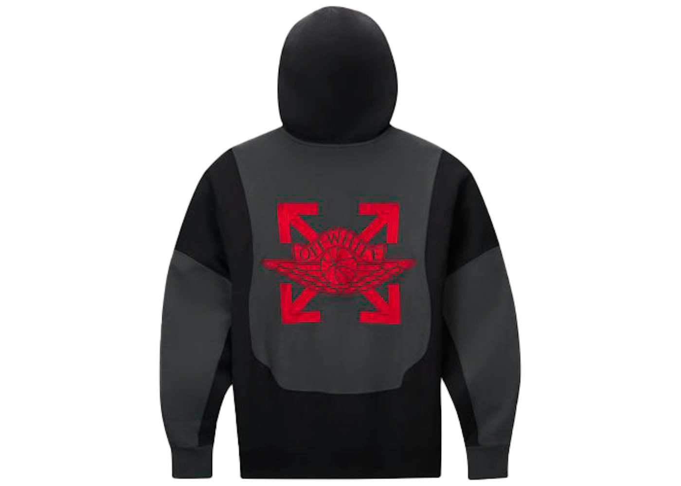 Off White X Jordan Hoodie Black Ss Off White X Jordan Hoodie Black Ss