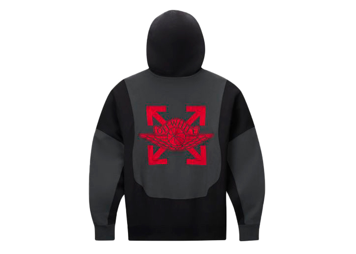 Off white red sale cross hoodie