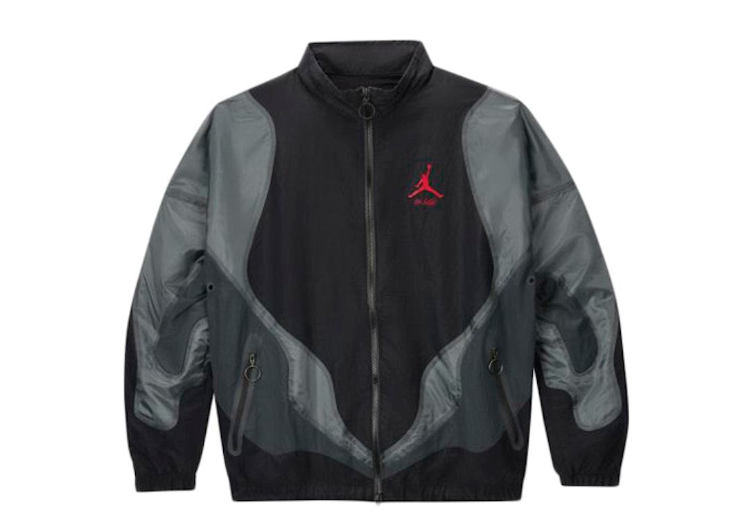 Pre-owned Off-white X Jordan Woven Jacket (asia Sizing) Black