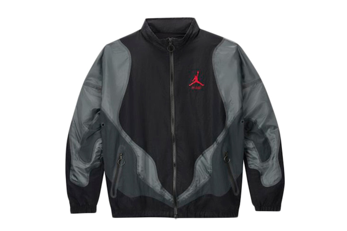 Pre-owned Off-white X Jordan Woven Jacket (asia Sizing) Black