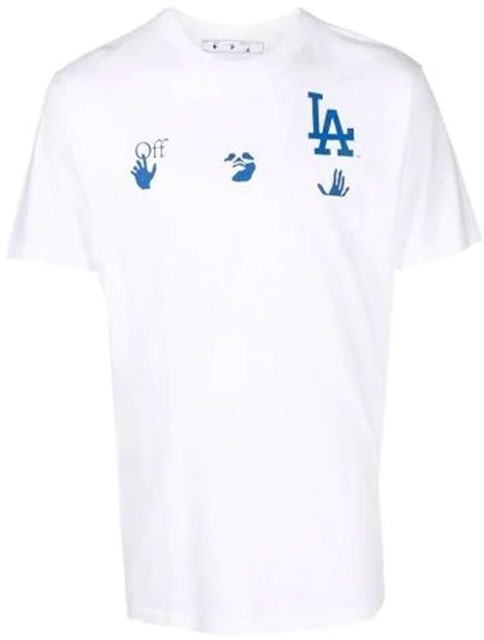Off-White x MLB Los Angeles Dodgers T-Shirt Cream/Blue