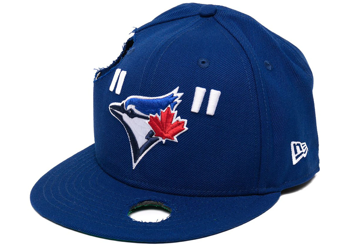 OFF-WHITE x Gorra de los Azulejos de Toronto de la MLB Azul/Rojo