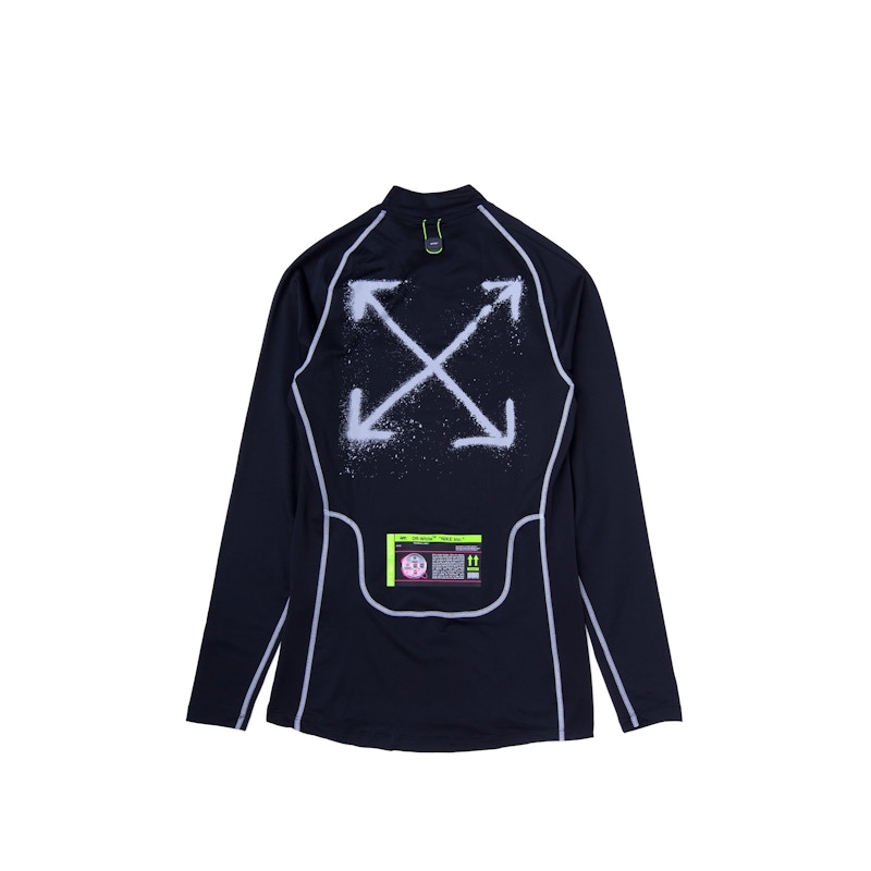 Nike off white store long sleeve black