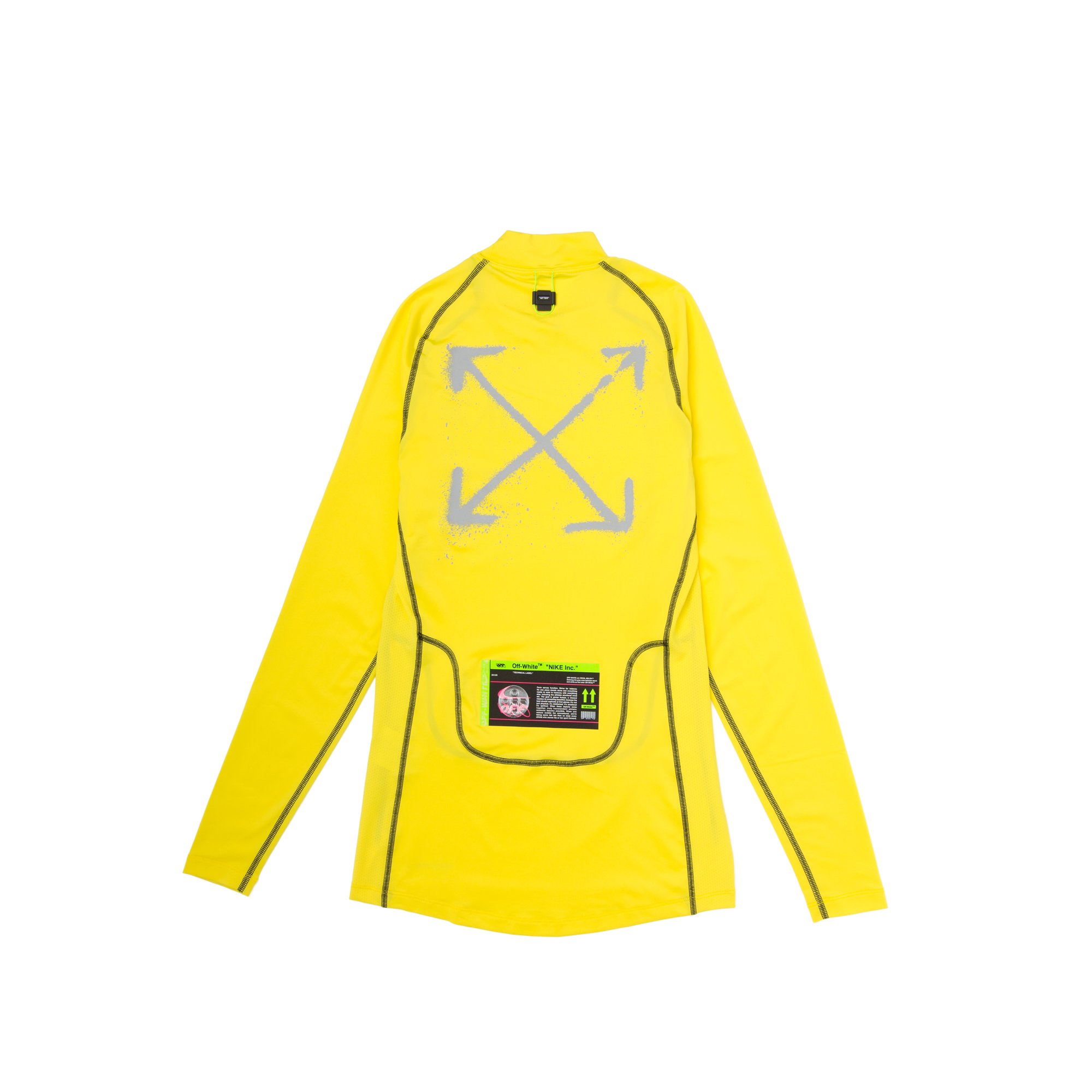 Nike x Off-White™ Pro Women’s Tights - Opti Yellow - (CN5574 731) Size: XS