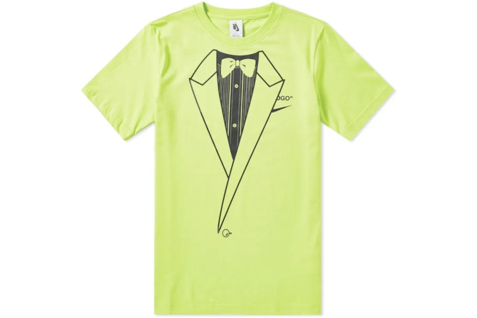 OFF-WHITE x Nike NRG A6 Tee Lime Green - FW18 Men's - US