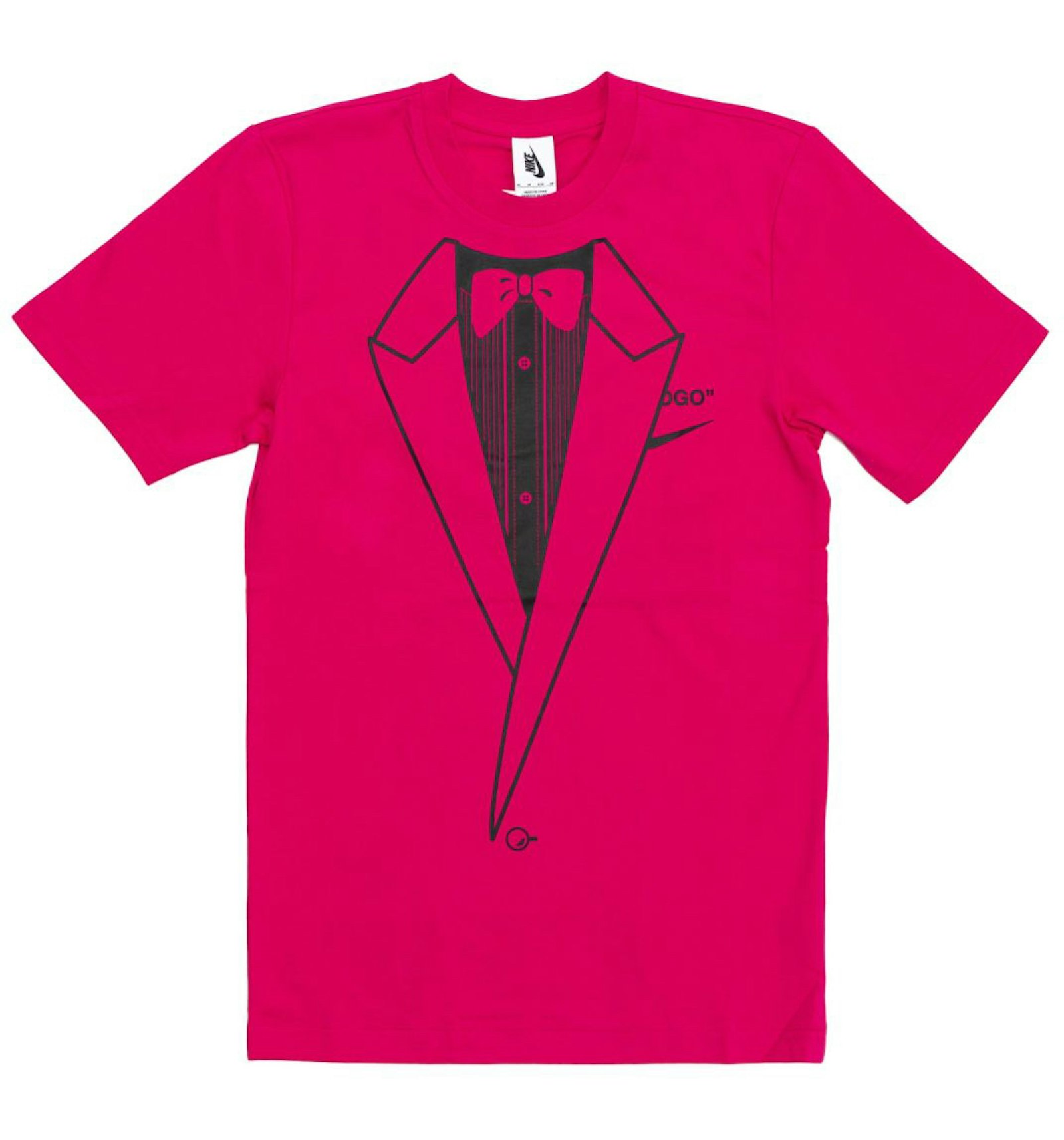OFF-WHITE x Nike NRG A6 Tee Pink Rush/Black - FW18 Men's - US