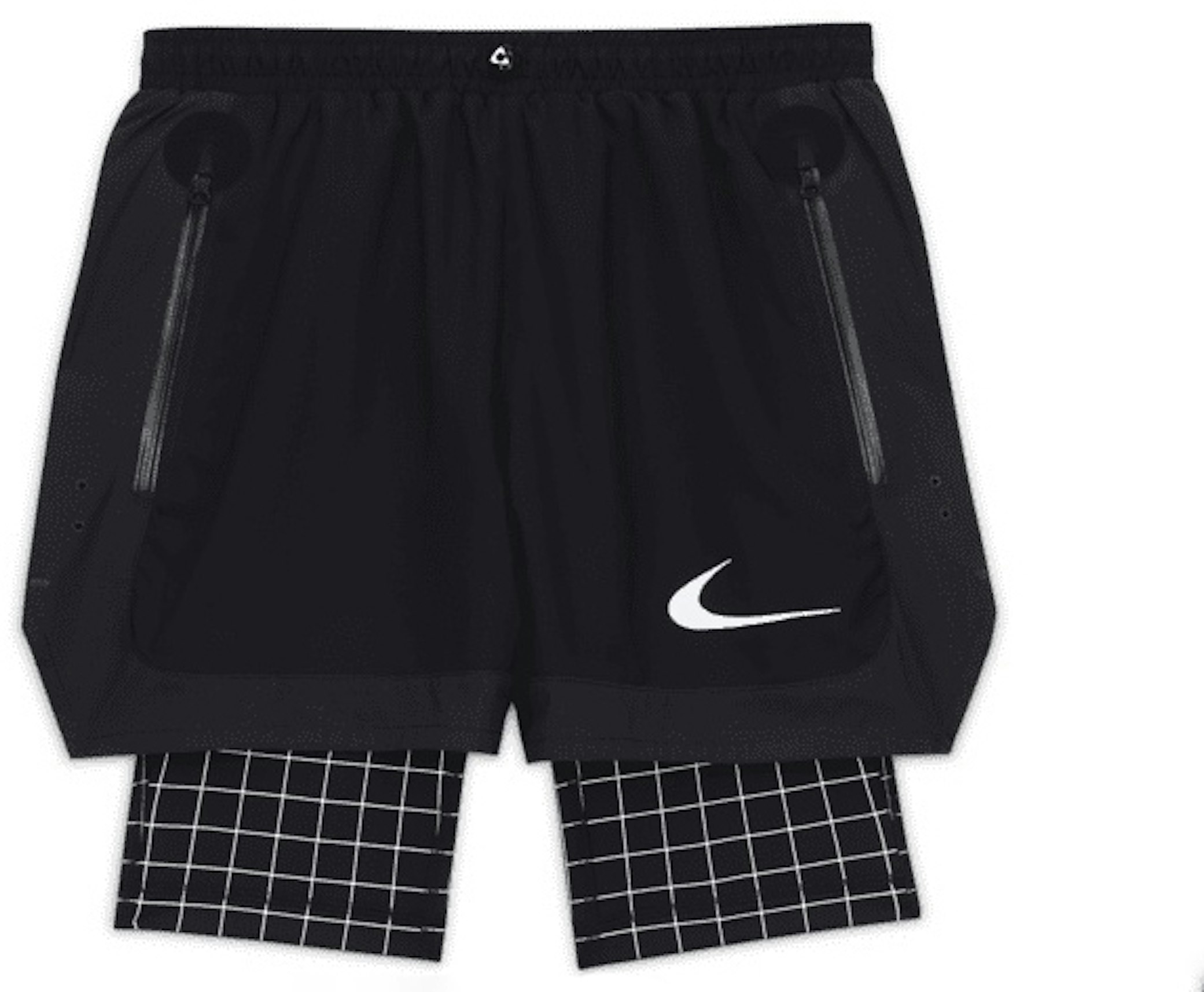 Off-White x Shorts Black Grid - US