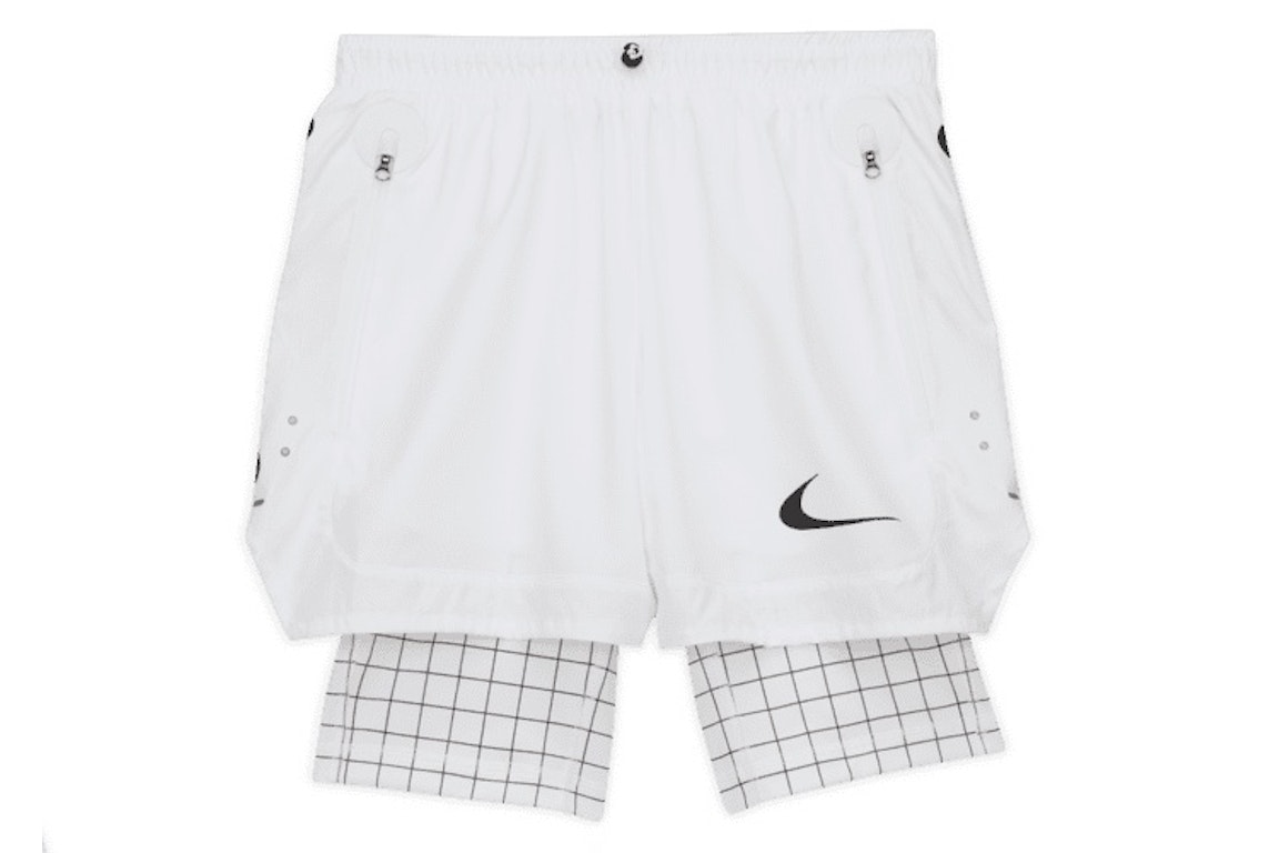 Pre-owned Off-white X Nike Shorts White Grid