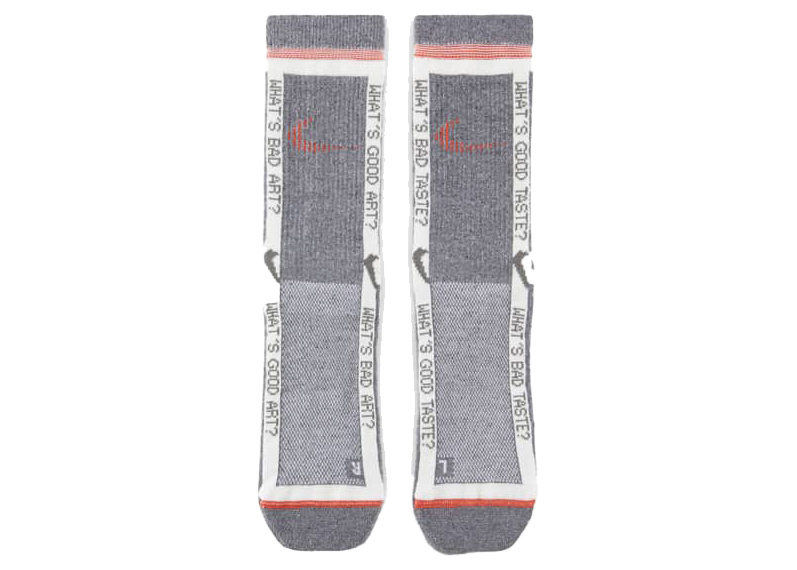 OFF-WHITE x Nike Socks Grey/Orange - SS21 - US