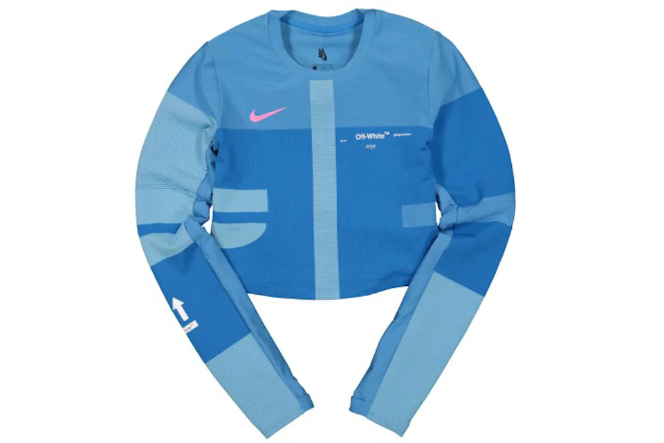 OFF-WHITE x Nike Women's Easy Run Top Photo Blue - SS19 - US