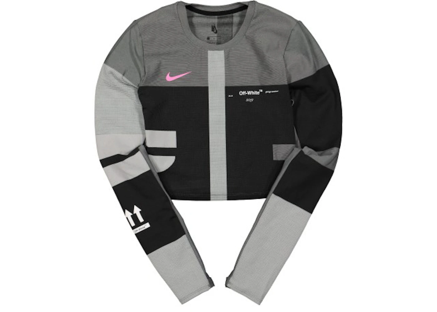Off white top nike womens set