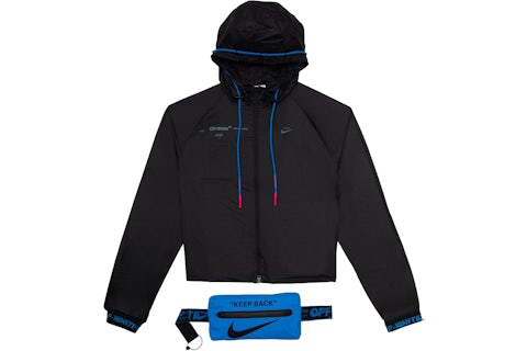 OFF-WHITE x Nike Women's Jacket Black/Blue - FW19 - US OFF-WHITE x Nike Women's Jacket Black/Blue - FW19 - US