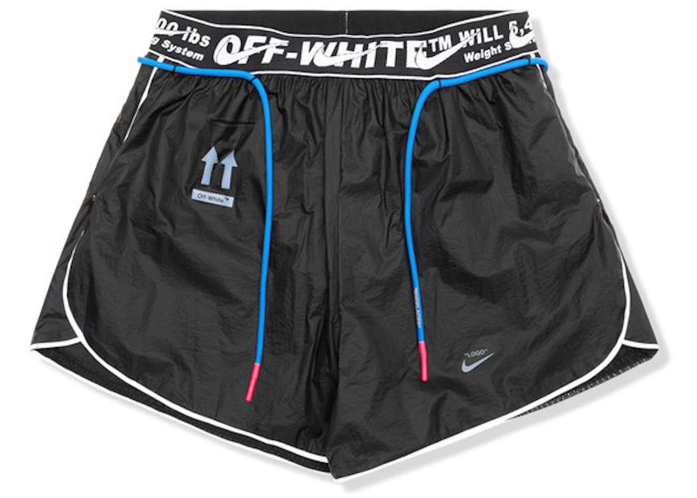 Off white nike shorts women Clearance
