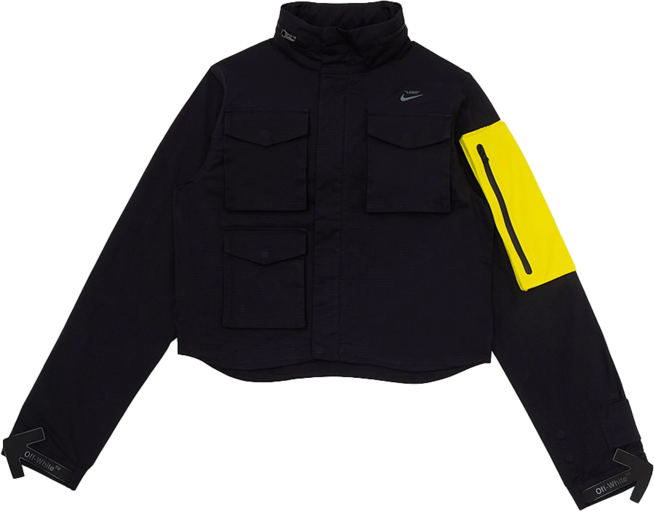 OFF-WHITE x Nike Women's Running Jacket Black/Yellow FW19 - ES