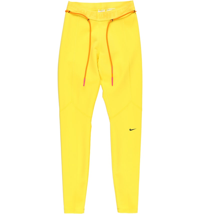 OFF WHITE x Nike Women s Running Tight Yellow FW19 US