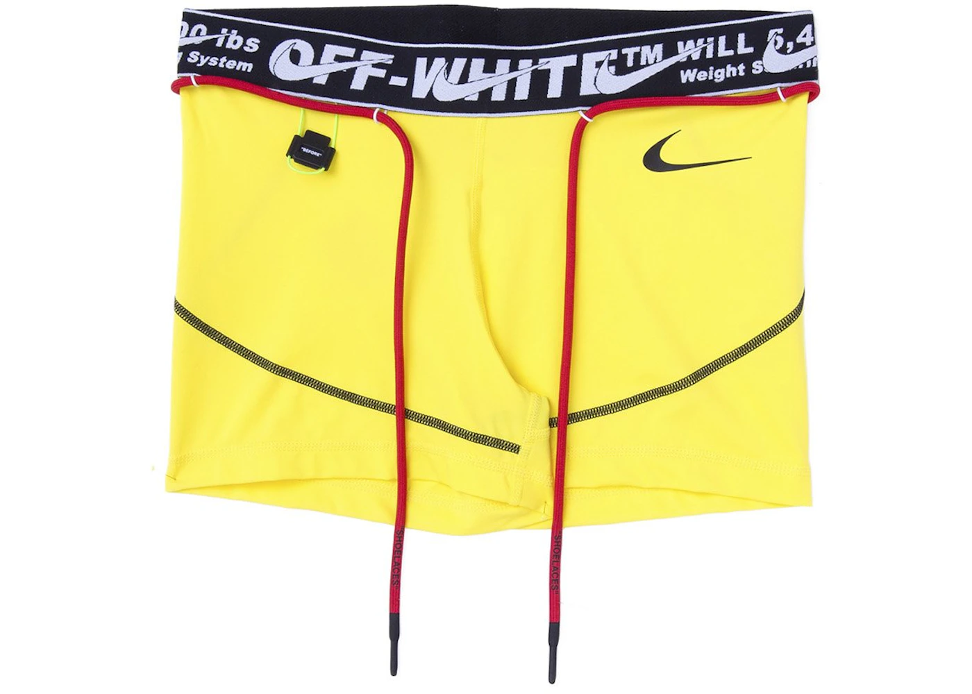 Viaje Emigrar paquete OFF-WHITE x Nike Women's Training Shorts Opti Yellow - SS20 - ES