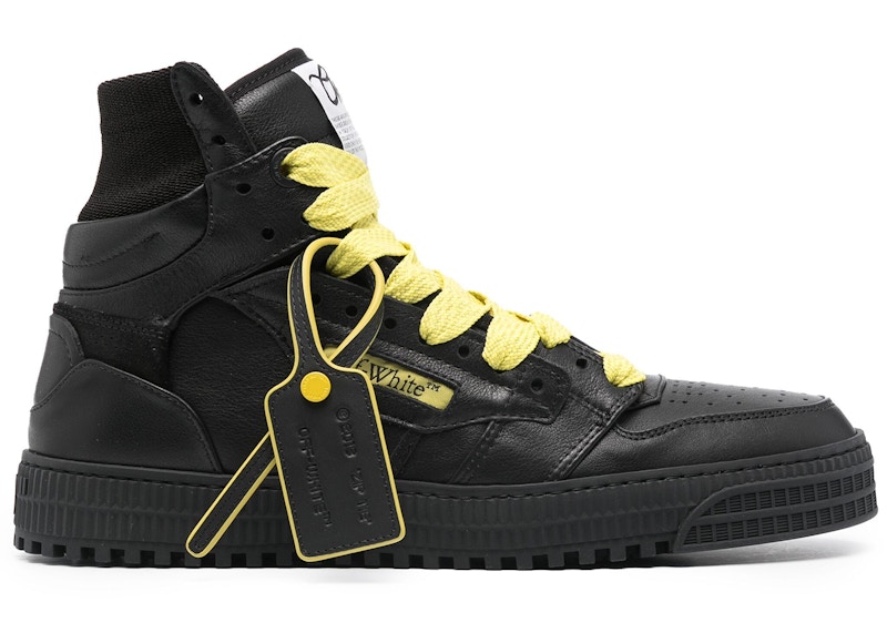 OFF-White Off Court 3.0 Big Lace Black Yellow Men's - OMIA065S24LEA004-1019  - US