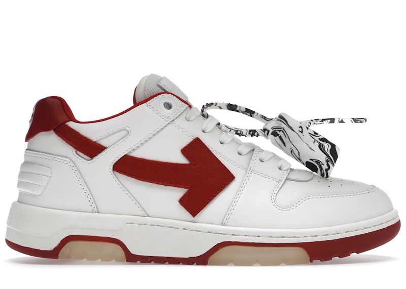 OFF-White Out of Office White Red