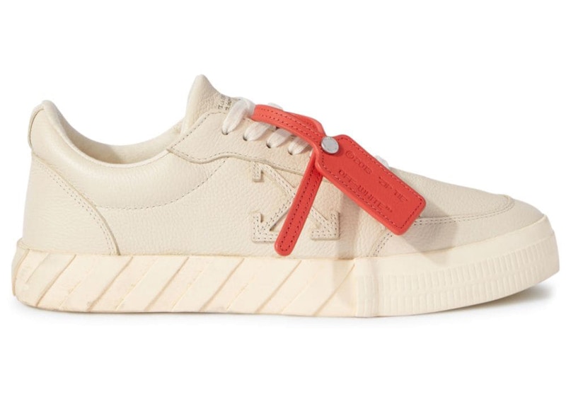 OFF-WHITE Vulcanized Low Calf Leather Beige (Women's