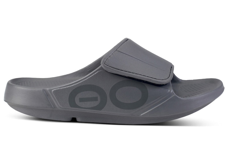 OOFOS OOahh Sport Flex Slide Slate