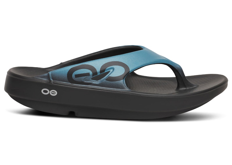 OOFOS OOriginal Slide Black/Ocean Blue