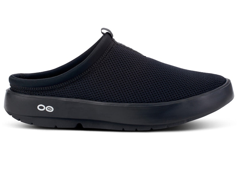 OOFOS Sport Mesh Slipper Black