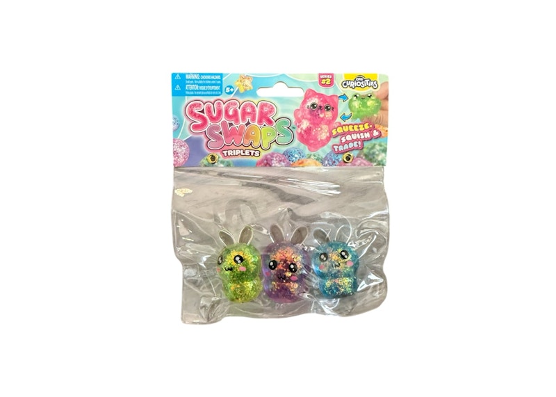 ORB Sugar Swaps 3 BUNNIES Squishy Fidget Toy