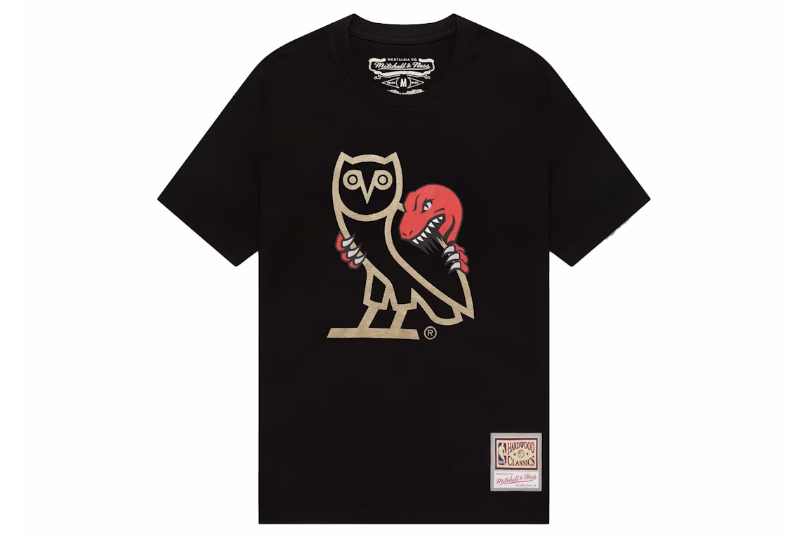 Pre-owned Ovo 1995 Raptors Og Owl T-shirt Black
