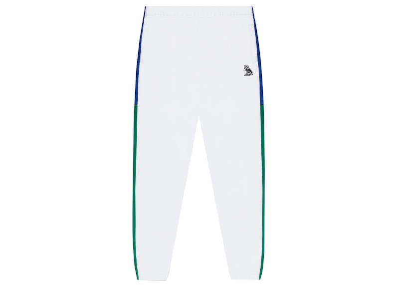 OVO All Court Track Pant White/Blue