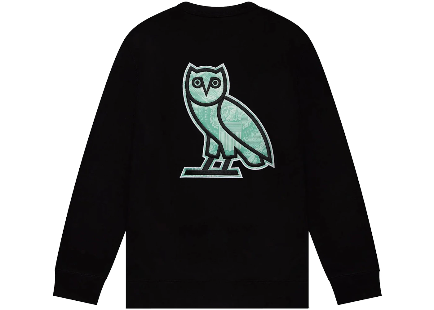 OVO Banknote Crewneck Black Men's - SS22 - US