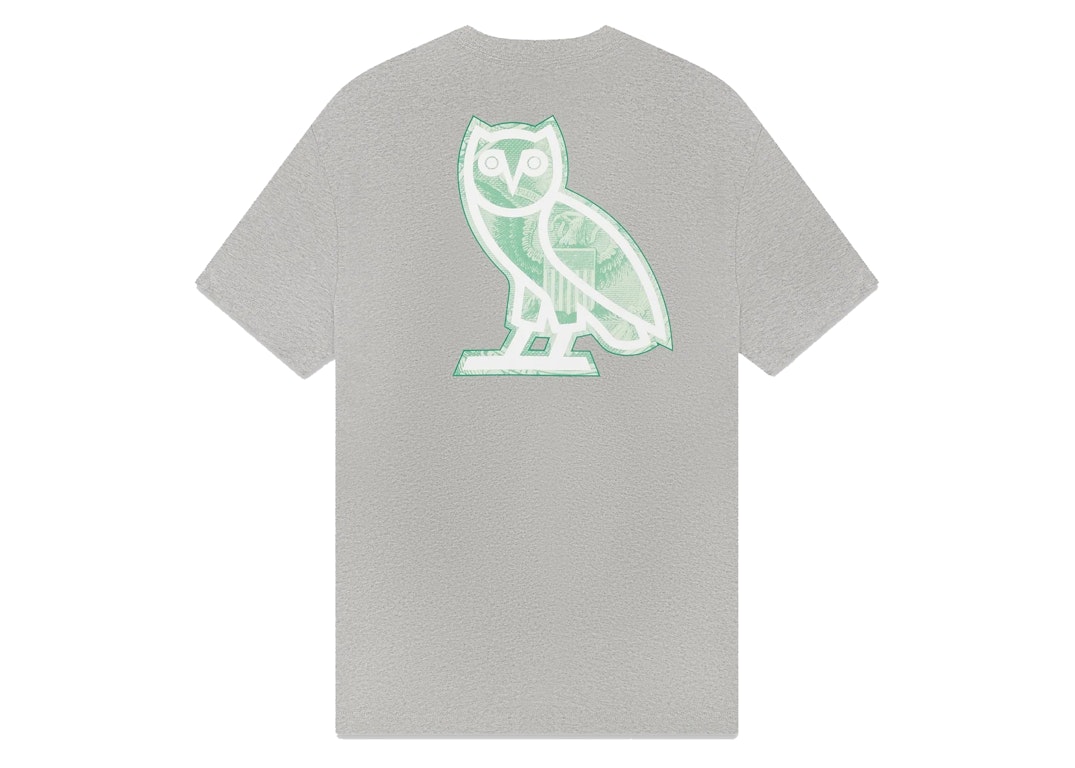 Pre-owned Ovo Banknote T-shirt Heather Grey