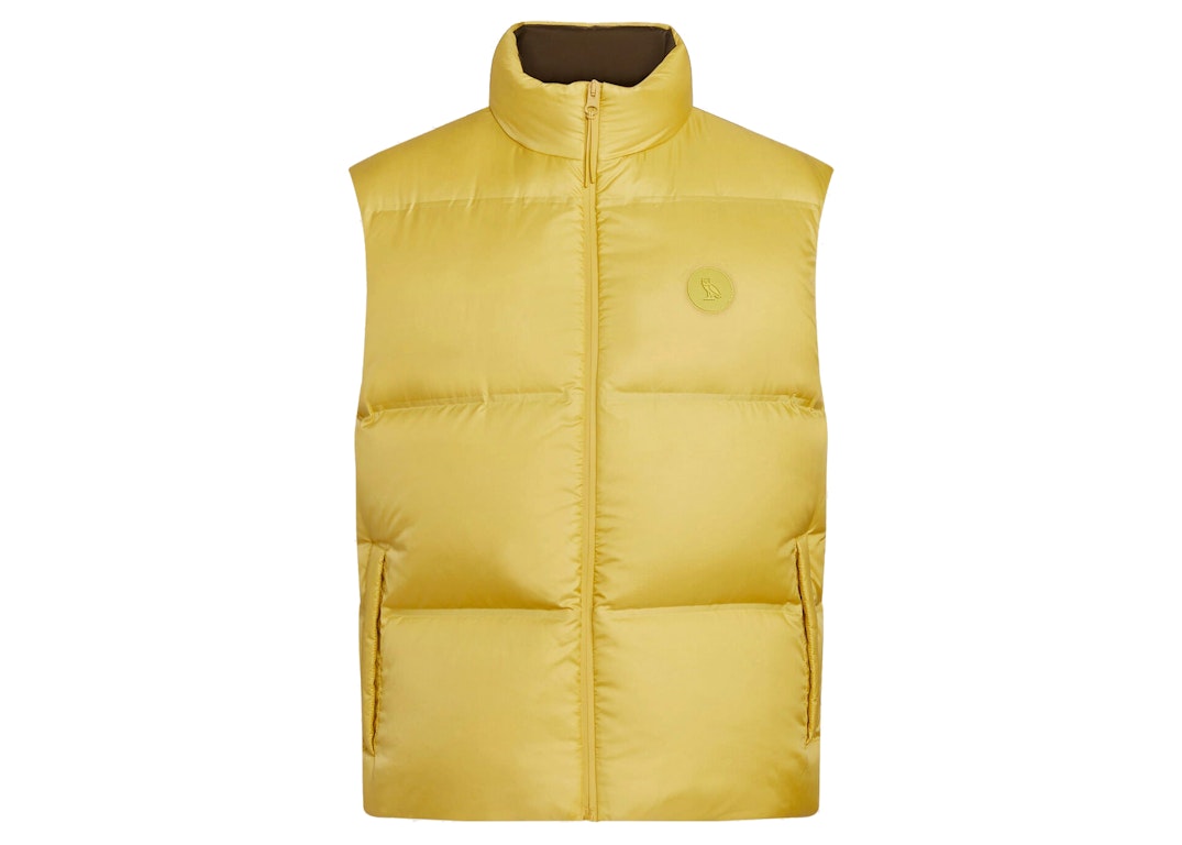Pre-owned Ovo Bounce Down Vest Amber Yellow