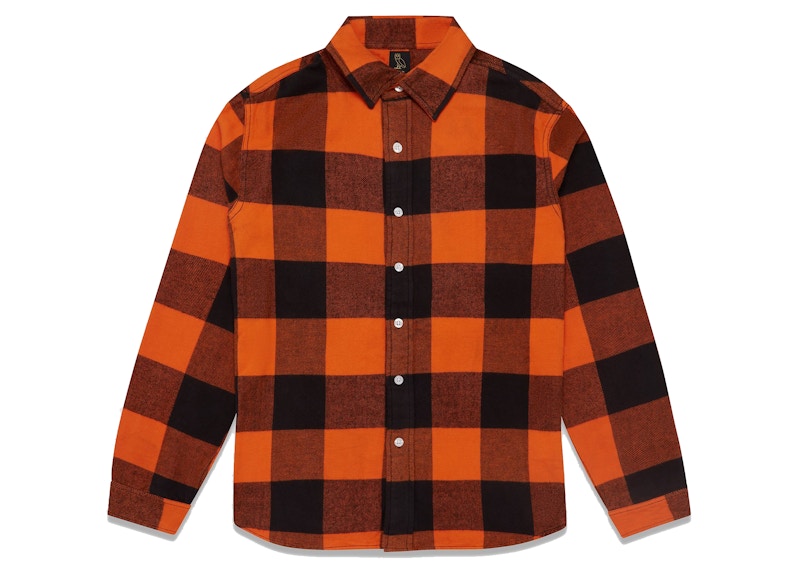 ANCELLM WOOL FLANNEL SHIRT/ORANGE 3 コモリ WEBストア - fin-all.net