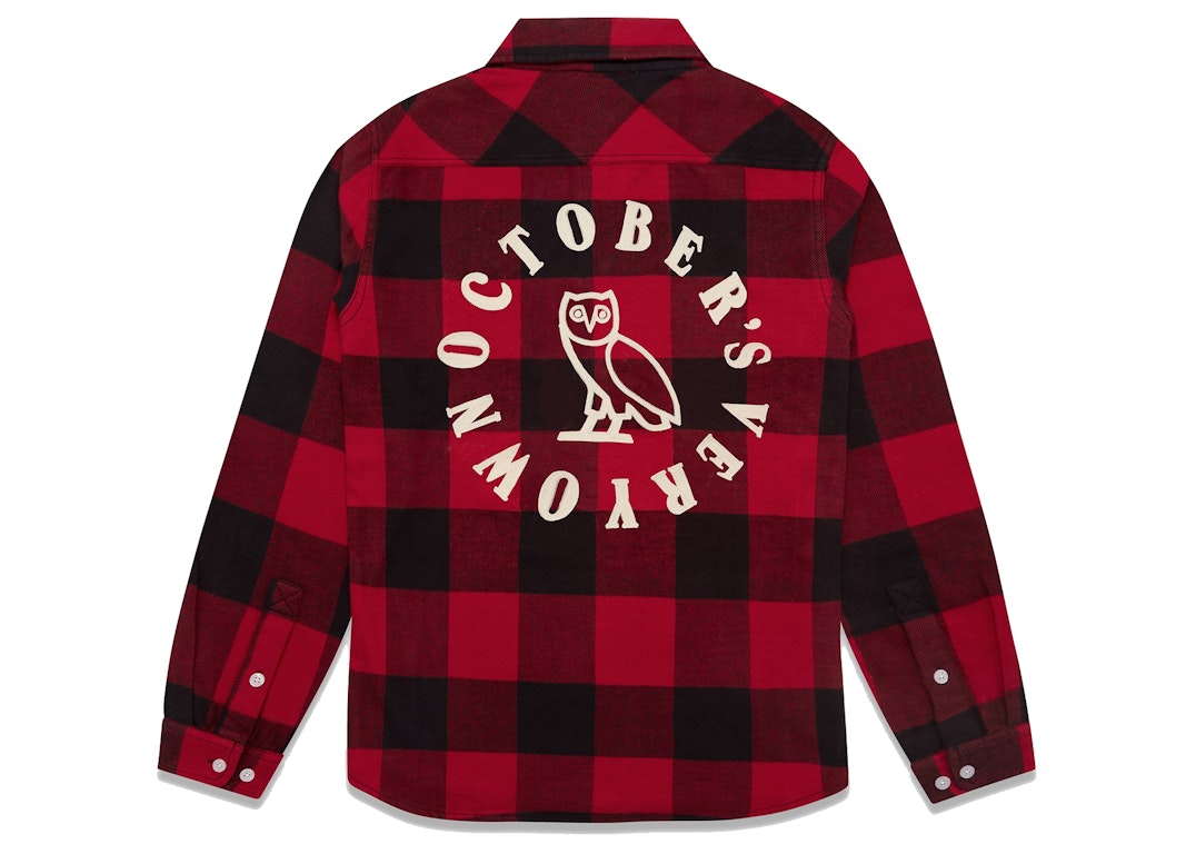 Pre-owned Ovo Buffalo Plaid Flannel Shirt Red