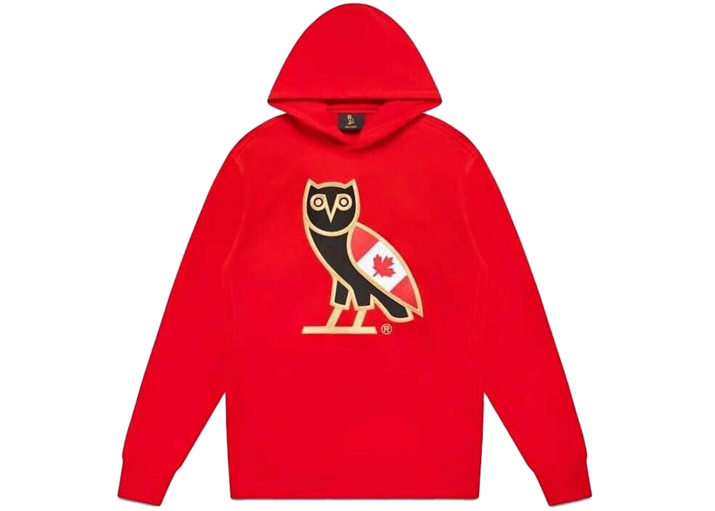OVO Canada OG Owl Hoodie Red Men's SS23 US