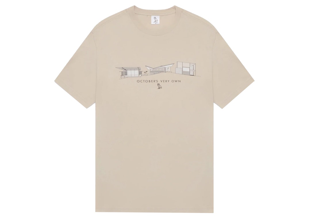 Pre-owned Ovo Case Study T-shirt Beige