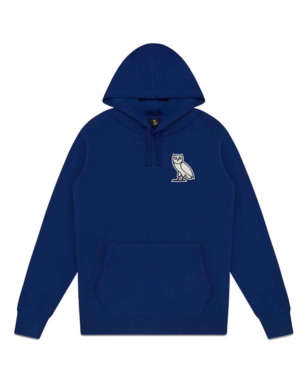 Pre-owned Ovo Chenille Plush Hoodie Hoodie Blue